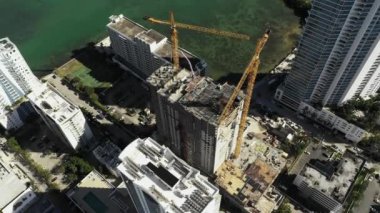 Modera Biscayne Körfezi inşaatı Miami FL ABD