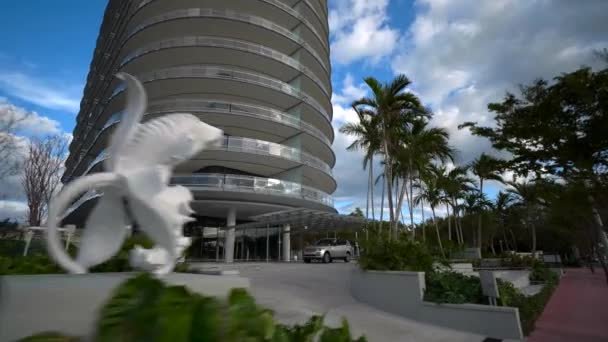 Ottantasette Park Condominium Miami — Video Stock