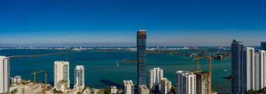 Elysee Konutları Edgewater Miami Havacılık Panoramik Fotoğrafı