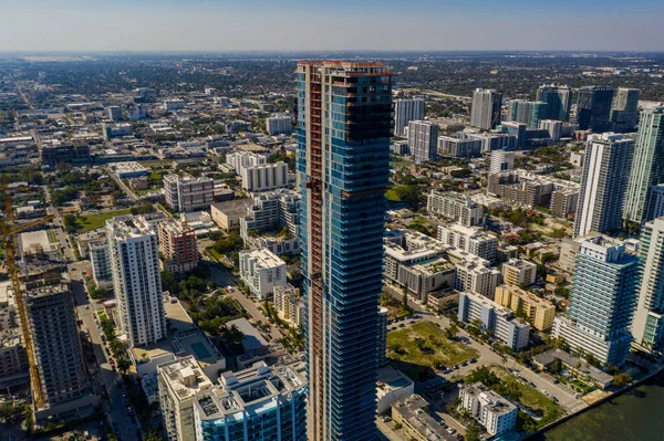 Elysee Edgewater Miami Závěrečných Fázích Výstavby — Stock fotografie