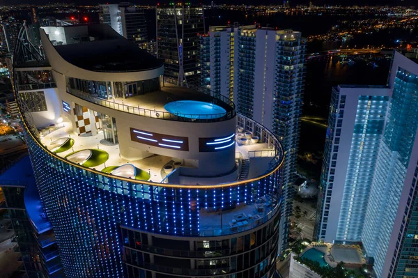 迈阿密市中心的派拉蒙世界中心塔 — 图库照片