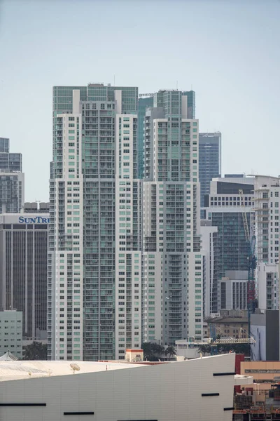 Vizcayne Towers Downtown Miami Luxusní Apartmány — Stock fotografie