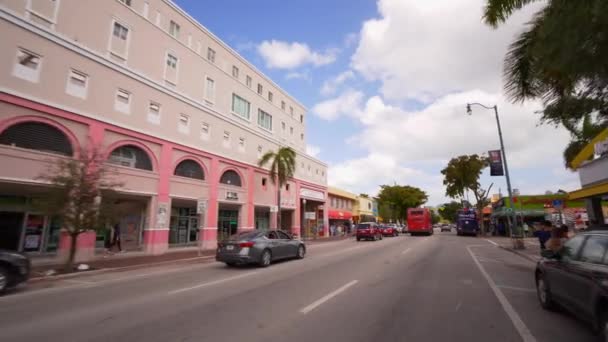 Plakası Miami Cadde Ocho Little Havana — Stok video