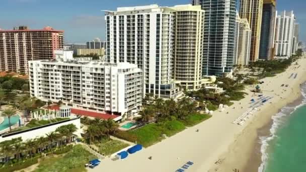 Residences Beach Miami Dade — Stock Video