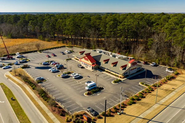 Foto Udara Golden Coral Buffet Restaurant Smithfield North Carolina Usa — Stok Foto