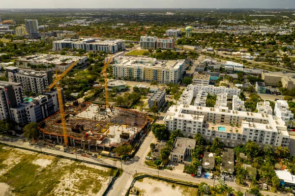 Letecká Fotografie Fort Lauderdale Highrise Development — Stock fotografie