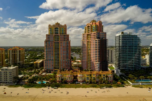 Palms Fort Lauderdale Apartamentos Lujo Frente Mar — Foto de Stock