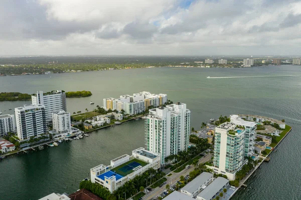 Biscayne Körfezi Ndeki Miami Konutları — Stok fotoğraf