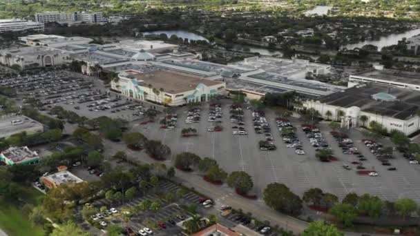 Pembroke Lake Mall Florida空中录像 — 图库视频影像