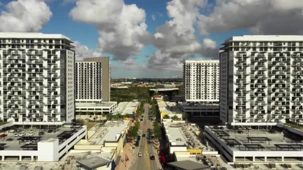 Video Drone Aereo Downtown Doral Usa — Video Stock