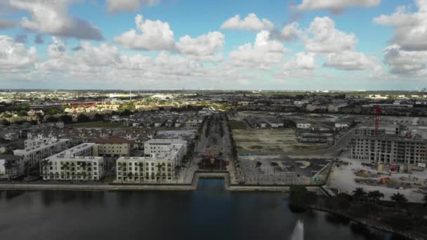 Vidéo Drone Aérien Downtown Doral Usa — Video