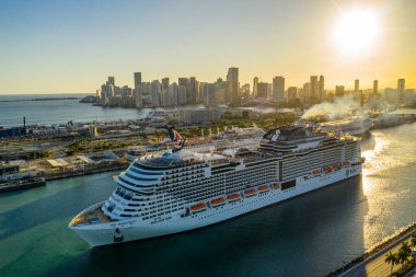 MSC Meraviglia Hava Fotoğrafı Miami