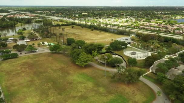 Smith Park Driving Range Golfspel — Stockvideo