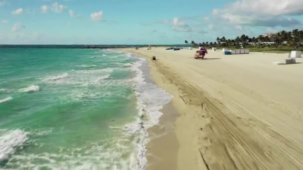 Miami Beach Livre Pessoas — Vídeo de Stock