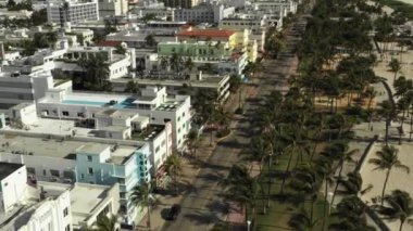 Miami Plajı Okyanus Yolu 'nda Sabah