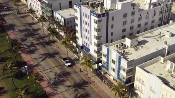 Sobe Miami Beach Vypnul Hotely Restaurace — Stock video