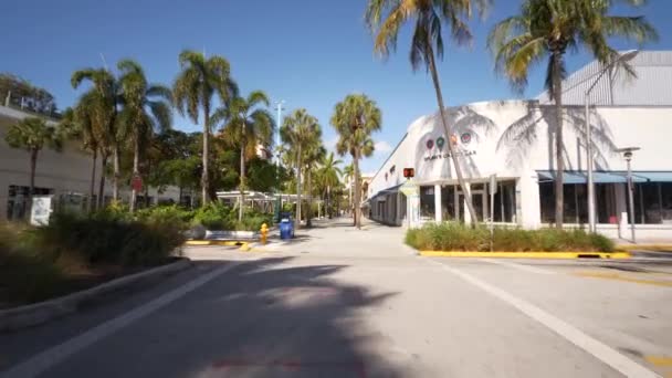 Miami Beach Closure Coronavirus Lincoln Road — Stock Video