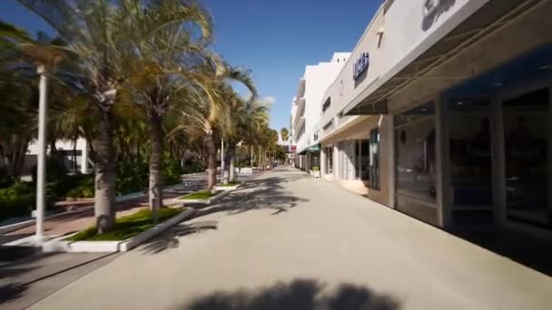 Lincoln Road Desligamento Coronavirus 2020 — Vídeo de Stock