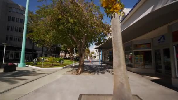 Miami Beach Lincoln Road Lezárta Coronavirus Covid — Stock videók