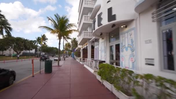 Miami Beach Coronavirus Covid Sulkeminen Kevätlomalla 2020 — kuvapankkivideo
