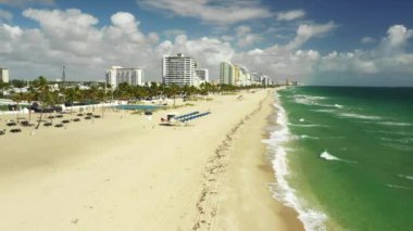 Fort Lauderdale Plajı, Coronavirus covid 19 yüzünden kapatıldı.