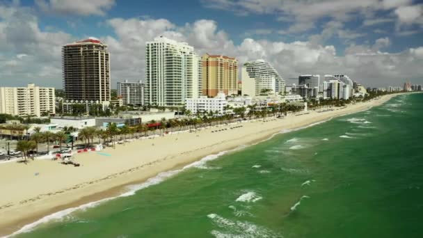 Fort Lauderdale Ditutup Pemerintah Memerintahkan Menutup Coronavirus 2020 Liburan Musim — Stok Video