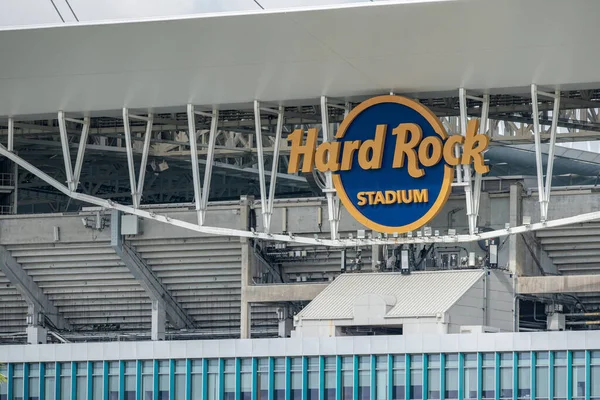 Miami Usa Maart 2020 Hard Rock Stadion Opname Met Telelens — Stockfoto