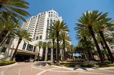Loews Oteli, Coronavirus Covid 19 Miami Beach FL USA 'nin yavaş yayılması nedeniyle kapatıldı.