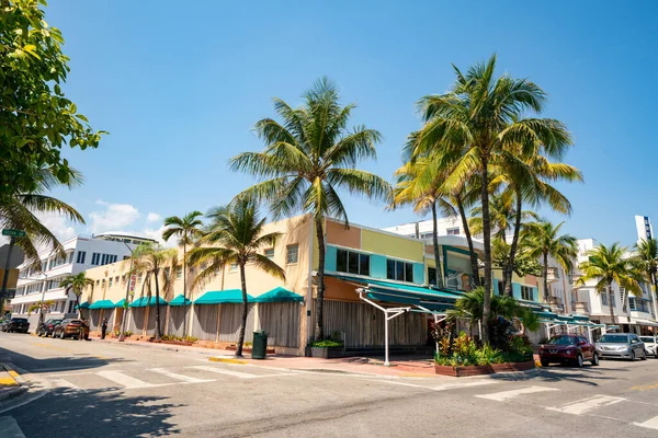 Mangos Tropical Cafe Miami Beach Ocean Drive Stilgelegd Verspreiding Van — Stockfoto