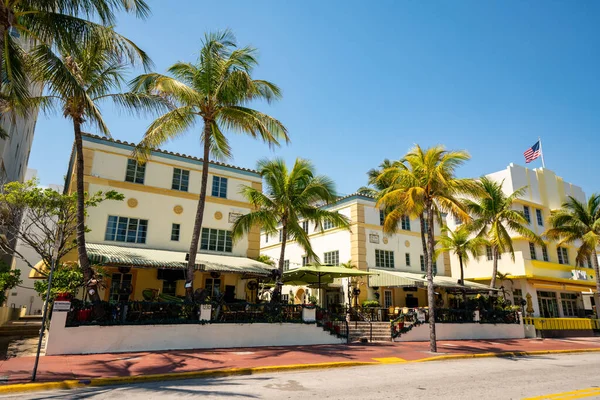 Hotel Ocean South Beach Fechado Para Parar Propagação Coronavírus Covid — Fotografia de Stock