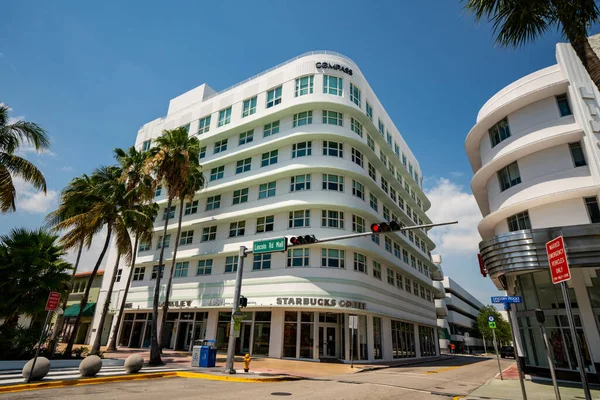 Lincoln Road Cerró Público Para Detener Propagación Del Coronavirus Covid — Foto de Stock