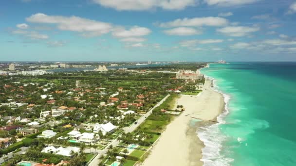 Σοβαρή Διάβρωση Της Παραλίας Στο West Palm Beach — Αρχείο Βίντεο