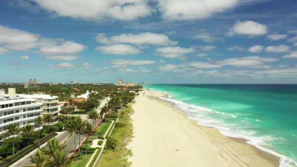 West Palm Beach Inga Människor Stänga Ner Långsam Spridning Coronavirus — Stockvideo