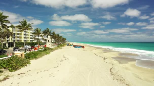 Palm Beach Fechado Para Parar Propagação Coronavirus Covid — Vídeo de Stock