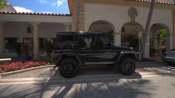 Mercedes G500 4X4 Widok — Wideo stockowe