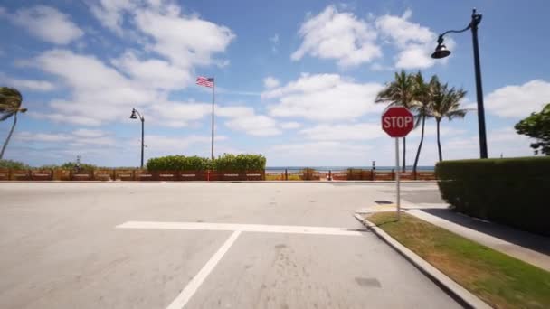 West Palm Beach Κλείσει Coronavirus Covid — Αρχείο Βίντεο