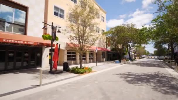 Město West Palm Beach Bylo Uzavřeno Kvůli Coronavirus Covid — Stock video