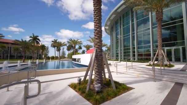 Filmaufnahmen Vom Kravis Center West Palm Beach — Stockvideo