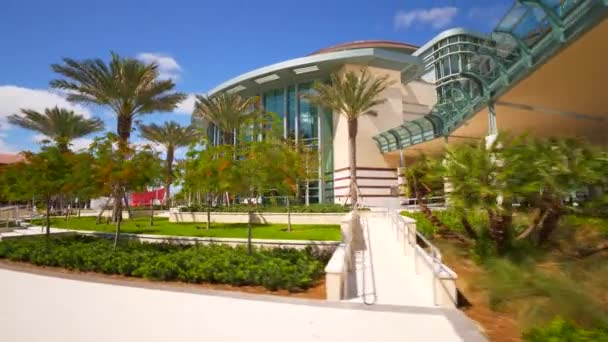 Colorful Motion Video Kravis Center Performing Arts West Palm Beach — Stock Video