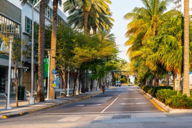 Miami Plajı Bahar Tatili Kalabalığı Coronavirüs Covid 19 salgın karantinası