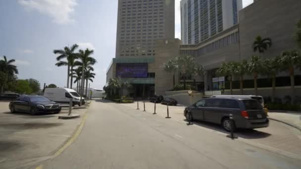 Hotel Intercontinental Downtown Miami — Vídeo de Stock