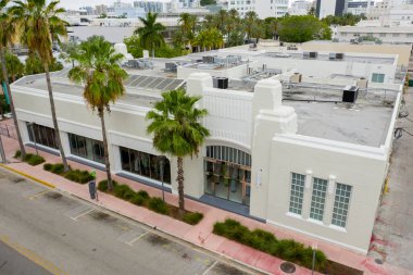Hava fotoğrafı Herve Leger mağazası Lincoln Yolu Miami Plajı