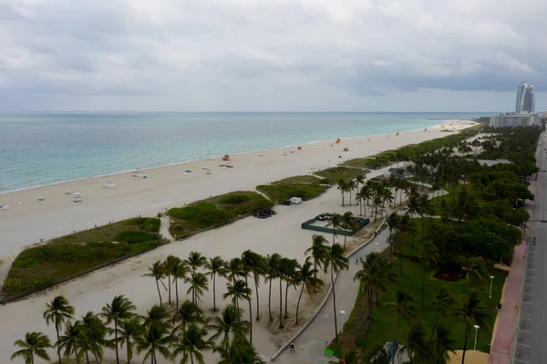 Cestovní Ruch Uzavřen Miami Beach Pandemii Coronavirus Covid — Stock fotografie