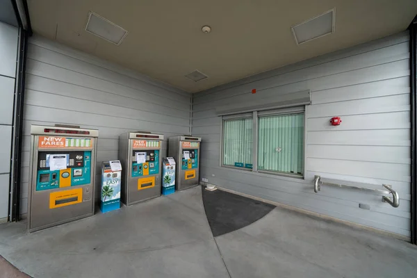 Ticket Booth Miami Central Station Train Hub Amtrak Tri Rail — Stock Photo, Image