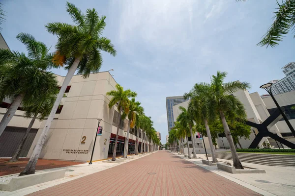 Miami Dade Community College Campus Miami Usa Stängdes Grund Utbrottet — Stockfoto