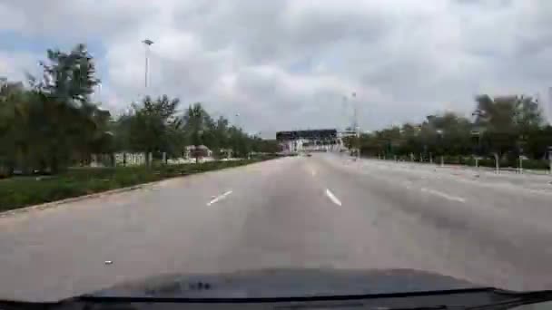 Condução Downtown Miami Biscayne 60P — Vídeo de Stock