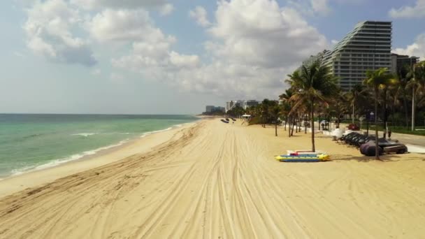 Cerrado Completo Fort Lauderdale Beach — Vídeos de Stock