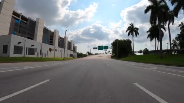 Salida Coche Desde Fll — Vídeos de Stock