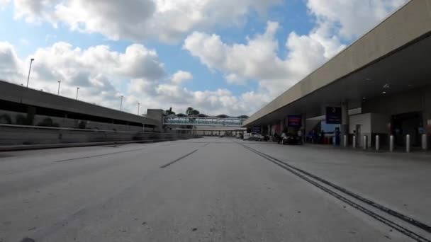 Ciudad Fantasma Aeropuerto Fort Lauderdale Hollywood International Coronavirus Covid Pandemia — Vídeos de Stock