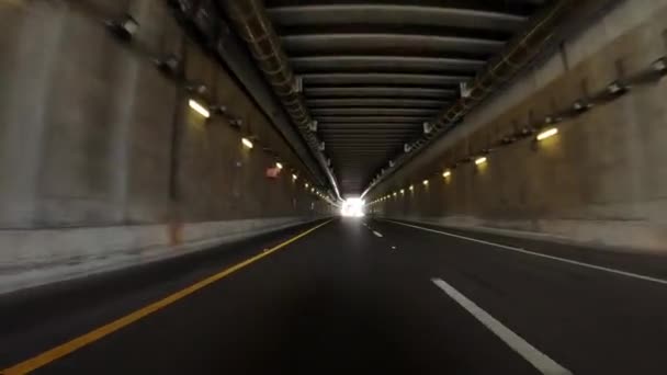 Rijden Onder Fort Lauderdale Start Landingsbanen Highway Us1 — Stockvideo